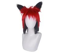 HBYLEE - Peluca de cosplay para anime Hazbin Hotel Alastor Wig With Ear Role Play Wig[color: azul]