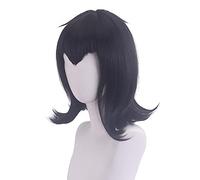 HBYLEE - Peluca de cosplay para Halloween, mujer, hotel, bruja, Mavis, fiesta, Mavis role play styled black short hair wig[color: negro]