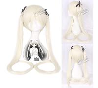 HBYLEE - Peluca de cosplay para Yosuga No Sora Kasugano Sora Long Creamy Golden Hair Anime Halloween Carnival Party Role Play Wig[color: dorado]