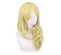 HBYLEE - Peluca de juego de rol para cosplay de Sano Ema, peluca larga y rizada, pelo sintético resistente al calor, pelucas de fiesta [color: rubio]