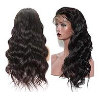 HBYLEE - Peluca de pelo real real de 360 wig de encaje completo de 360 wig [color: 20 pulgadas]