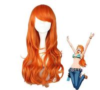 HBYLEE Peluca larga y rizada de Nami de una pieza 2 años después, disfraz de cosplay para mujer, resistente al calor, pelo sintético, fiesta, juego de rol, peluca -338B [color: según planeo]