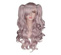 HBYLEE - Peluca para cosplay de anime, Charlotte Charlotte Linase doble clip de tigre Cosplay peluca