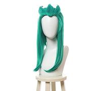 HBYLEE - Peluca para cosplay Star Guardian Rakan Cosplay Wigs Long Straight Green Men Cosplay Wig Halloween Heat resistente al calor pelo sintético