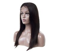 HBYLEE - Peluca real 4 * 4 sombreros frente encaje Live Man peluca 21 cabello 8 pulgadas[Color:8 pulgadas]