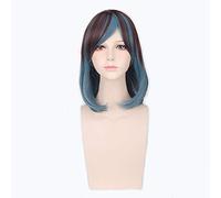 HBYLEE - Pelucas Bob cortas rectas baratas para mujeres Harajuku Lolita Ombre Peluca Anime Cosplay Pelo sintético para Halloween Disfraz Fiesta PL-029[Color:PL-029]
