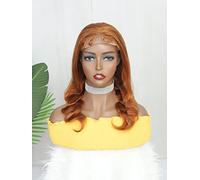 HBYLEE Pelucas de encaje humano para mujeres negras, color: 150 densidad, 4 x 4, tamaño: 50 cm