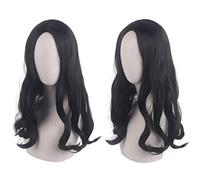 HBYLEE -Role Play Wig for Anime Baji Keisuke Cosplay Wig Black Long Hair [Color:Black]