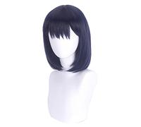 HBYLEE -Role Play Wig For Anime Summer Time Rendering Mio Kofune Cosplay Navy Bob Short Hair Anime Wig[Color:-]