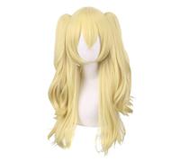 HBYLEE -Role Play Wig For Game Genshin Impact Light Golden Wig Cosplay Wigs Playing Light Golden Hair Halloween [Color:Golden]