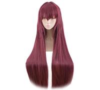 HBYLEE - Scathach Cosplay peluca Fate/Grand Order Disfraz Jugar Pelucas Halloween Disfraces Cabello [Color:-]