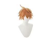 HBYLEE Tartaglia Childe Cosplay Wig Genshin Impact Cosplay Naranja Resistente al Calor Pelo Sintético Tartaglia Halloween Cosplay [Color:según plan]