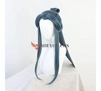 HBYLEE Tian Guan Ci Fu Xie Lian Hua Cheng Cosplay Peluca Manga Heaven Bendición Oficial Cosplay Pelucas de Pelo + Peluca (Color: Ling Wen Zhen Jun, Tamaño: Talla única)[Color: Ling Wen Zhen Jun]