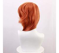 HBYLEE Wig Anime Cosplay Anime Cosplay Pelucas Bungo Stray Dogs Nakahara Chuuya Caótico Microvolumen Alta Temperatura Peluca de Seda Cosplay Fiesta Pelucas + Gorro de Peluca [Color: según plan]