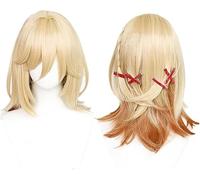 HBYLEE Wig Anime Cosplay Anime Genshin Impact Kaveh Cosplay Peluca Halloween Disfraz Fiesta Accesorios Peluca + Gorra [Color: One Color]
