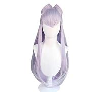 HBYLEE Wig Anime Cosplay Kda Baddest Evelynn Cosplay Pelucas Kda Extensiones largas con moño Cabello sintético resistente al calor Juego de rol Pelucas Talla única [Color]