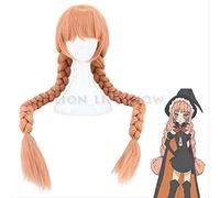 HBYLEE - Wig Anime Cosplay Magical Girl Raising Project Tsubame Murota Top Speed Orange Long Cosplay Wig[Color:-]