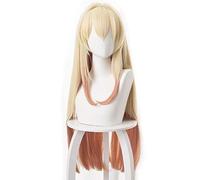 HBYLEE - Wig Anime Cosplay Ordinary Career Makes The World's Strongest Month Yellow Gradient orange Powder Cosplay Anime Wig[Color:Yellow Gradient orange]