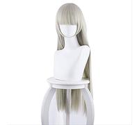 HBYLEE - Wig Anime Cosplay The Season of Gambling in The Season 2 Peach Lilijia/Xiang Long Gray Cosplay Anime Wig[Color:-]