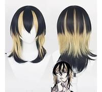 HBYLEE - Wig For Anime Haitani Ran Haitani Rindo Cosplay Wig Rindou Haitani Ran Haitani Black Golden Synthetic Hair Pelucas Talla única [Color: dorado]