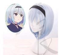HBYLEE -Wig for cosplay anime cosplay peluca Biamoxer Ryuoh Kein Oshigoto! Sora Ginko Hellblau Perücke Halloween Cosplay Rolenspiel Haar