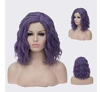 HBYLEE -Wig for cosplay anime cosplay peluca corta Bob ondulada rizada peluca rosa ombre pelucas para niñas fibra sintética resistente al calor Harajuku Cosplay pelo 14 pulgadas y 21 colores Om-824