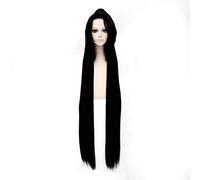 HBYLEE -Wig for cosplay anime cosplay peluca larga recta con una cola de caballo peluca Touken Ranbu Online Jiroutachi Anime Cosplay peluca de fibra resistente a altas temperaturas, 110 cm