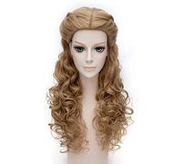 HBYLEE -Wig for cosplay anime cosplay perückeHaareile lange lockige Wellen mit Scorpion Braids Perücke Cinderella Anime Cosplay Perücke, hochtemperaturbeständige faser