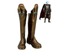 HBYLEE -Wig for cosplay anime cosplay perückeMysterio Zapatos Cosplay Quentin Beck Spider-Man lejos de casa hombres botas 40 tamaño masculino