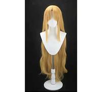 HBYLEE - Wig for cosplay Anime Cosplay Wig, Arknights Swire Wig, Golden Long Wavy Wig, with Free Wig Cap, for Party, Everyday, Halloween, Cosplay