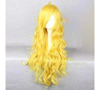 HBYLEE - Wig for cosplay Biamoxer Rwby Ruby Rose Cosplay Wigs White Snow Blake Belladonna Yang Xiao Long Wig Red White Black Yellow Cosplay Hair Wig Yellow