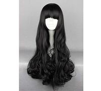 HBYLEE - Wig for cosplay Biamoxer Rwby Ruby Rose Cosplay Wigs White Snow Blake Belladonna Yang Xiao Long Wig Red White Black Yellow Cosplay Hair Wig Black Black Hair Wig Black