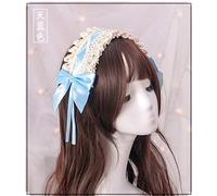 HBYLEE - Wig for cosplay Cute Lolita Hair Accessories Hair Band Hair Pin Lace Accessory Cosplay Wig Pink Purple Red Blue Cute Lolita Cosplay Girls Women Light Blue
