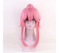 HBYLEE - Wig for cosplay Fgo Tamamo Cat Pink Women Cosplay Wig Tamamo No Mae Wavy Curly Ver Fate Great Order Heat Resistant Fibre Hair Wigs B