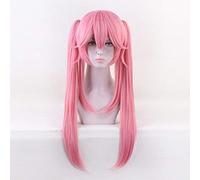 HBYLEE -Wig for cosplay Fgo Tamamo Cat Pink Women Cosplay Wig Tamamo No Mae Wavy Curly Ver Fate Large Order Heat Resistant Fibre Hair Wigs C
