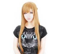 HBYLEE -Wig for cosplay Sword Art Online Yuuki Asuna Cosplay Wig Yuki Asuna Role Play Hair Free Wig Cap