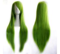 HBYLEE -Wig for cosplay Umi Sonoda Ruka Jabami Yumeko 80 Cm Negro Blanco Rojo Lila Rosa 19 Colores Recto Pelucas Largas Pelucas Sintéticas Cosplay Peluca de Pelo + Gorro de Peluca Nº 15