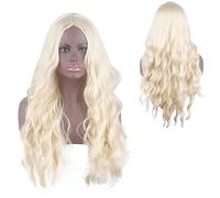 HBYLEE -Wig for cosplay Wig for Perfect for everyday parties Mid-Point Corn Perm Wig Universal Multi-Color Small Curly Hair Wig Color:Zb80001-2