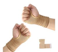 HBYMYDA 2 Pieza Muñequera Tendinitis Muñeca Ajustable Muñequeras Tunel CarpianoFerula Tunel Carpiano para Dolor Articulaciones, Esquinces, Palm Support
