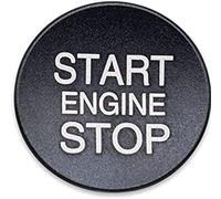 HBZYD Tapa del Interruptor del Botón De Arranque,Apto para Alfa Romeo Apto para Mito 159 147 156,Black Cubierta De Decoración De Encendido