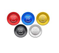 HBZYD Tapa del Interruptor del Botón De Arranque,Apto para Nissan Qashqai J11 Sticker,Engine Start Button Protective Cover Decoration Cubierta De Decoración De Encendido