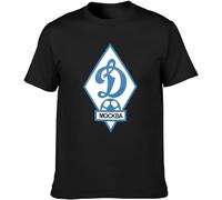 HC Dynamo Moscow Khl Russian Professional Hockey Unisex T-Tshirts Camisetas y Tops Printed tee Graphic Top Men Black Tshirts Camisetas y Tops(Medium)