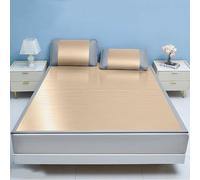 HC&WT Ice Silk - Juego de alfombrillas refrescantes, lavables a máquina con fundas de almohada, diseño de flujo de aire 3D para cama individual, California King, sábana encimera y sábana bajera