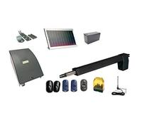 HC812-400 Kit de mono solar para automatización Ducati Home, ideal para 1 puerta de columpio 100% independiente con tecnología solar
