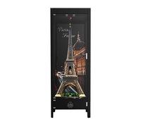 HCAEIOFJ Vitrina acrílica transparente para Lego 10307 aplicable para juego de torre Eiffel, caja de exhibición de regalo (solo vitrina) (caja de aleación negra 3)