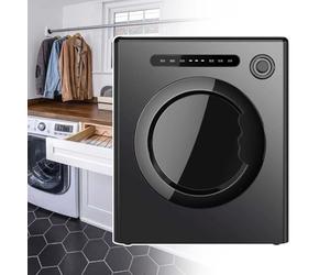 HCAUYNN Secadora De Ropa PortáTil De 4 Kg, Secadora EléCtrica, Secadora Compacta para LavanderíA En Apartamentos Black