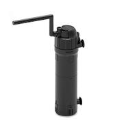 HCDTEKLO Filtro U-V de acuario para agua verde, máquina limpia interna para peceras con aireación, bomba de agua sumergible y luz U-V con temporizador, para tanque de 10-75 galones (105 GPH/4 W)