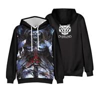 Hcenxan Albedo Anime Sudadera de Manga Larga Animación Personaje Ropa Periférica Nuevo Cos Play 3D Impresión Digital Color Sudadera con Capucha