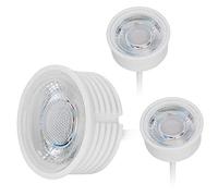 HCFEI 3x LED Bombilla 5W para Foco Empotrable, ultra plano ø50x22mm, 230V, Blanco cálido 3000K, 425lm, 38°, Regulable, Reemplaza la Bombilla GU10 MR16, LED Modulo