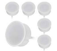 HCFEI 6x LED Bombilla 5W para Foco Empotrable, ultra plano ø50x22mm, 230V, Blanco cálido 2700K, 425lm, 120°Regulable, Reemplaza la Bombilla GU10 MR16, LED Modulo